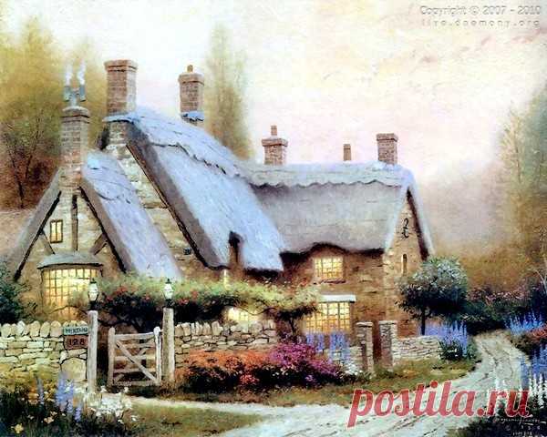 живопись Thomas Kinkade - 69 фото. Фотографии Валентин Иванов.