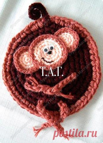 Прихватка "Обезьянка"