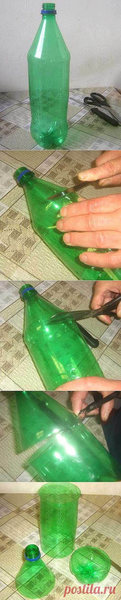 Цветы из пластиковых бутылок. Украшение дома и сада
