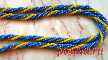 Ожерелье из бисера своими руками со схемой. Бисероплетение для самых самых начинающих