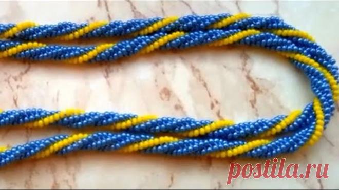 Ожерелье из бисера своими руками со схемой. Бисероплетение для самых самых начинающих