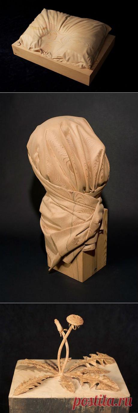 (+1) тема - Необычные скульптуры из дерева | Искусство