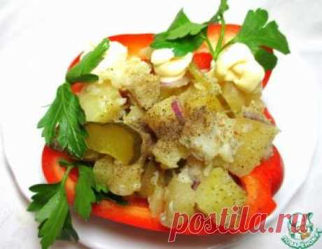 Салат рыбный "Русская душа" – кулинарный рецепт