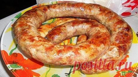 Самая вкусная домашняя колбаса из курицы- ochenvkusno.com