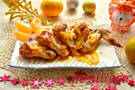 Куриные крылышки в цитрусовом соусе: рецепт