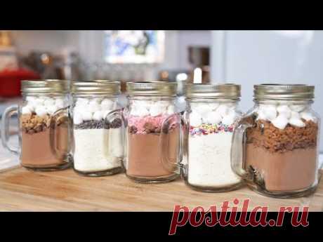 5 Hot Chocolate-In-A-Jar Recipes | Edible Gifts