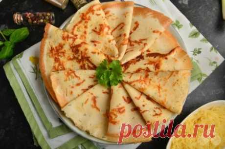 Сырные блины с укропом — Домашняя кулинария