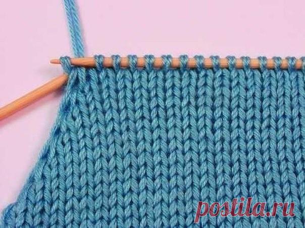 ​Способ вывязывания пройм и горловины