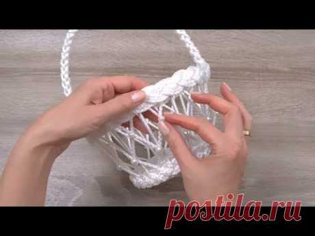 Корзина из шнура
