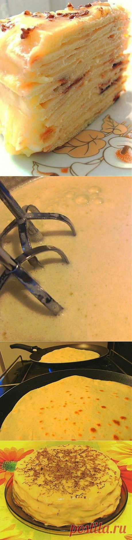 Сказочно вкусный торт с творожным заварным кремом | Готовим вместе