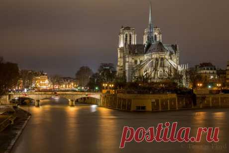 Notre Dame at Night by Timothy Floyd / 500px