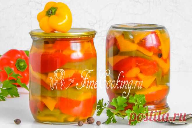 Маринованный болгарский перец на зиму Эта вкусная заготовка из сладкого перца по простому и быстрому рецепту однозначно понравится любителям пикантных холодных закусок.