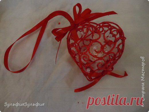 МК АЖУРНОГО СЕРДЕЧКА(ВАЛЕНТИНКИ) из проволоки
