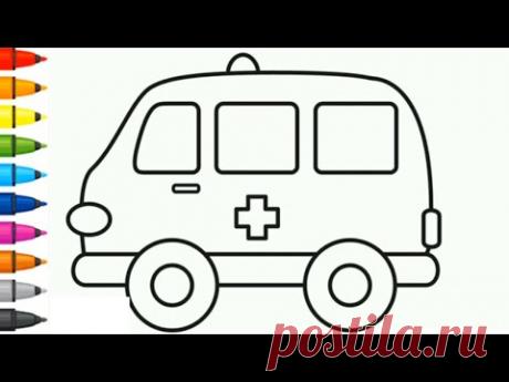 Как нарисовать машину - Рисование, раскраска