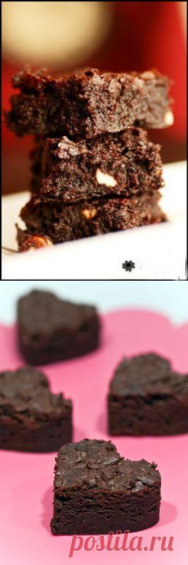 Шоколадный брауни рецепт с вишней и орехами | Рецепты Джейми Оливера