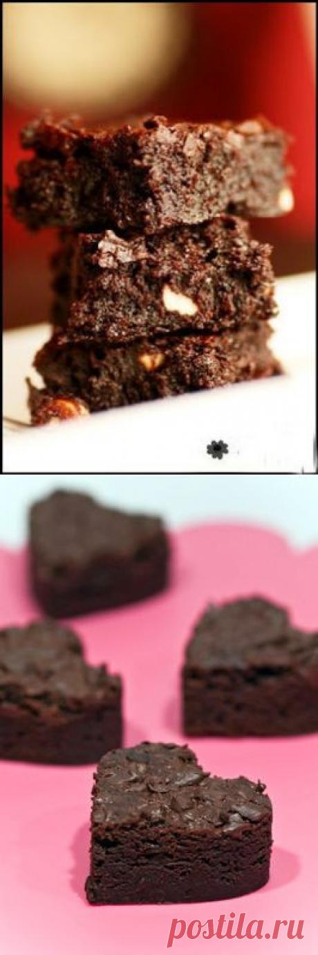 Шоколадный брауни рецепт с вишней и орехами | Рецепты Джейми Оливера