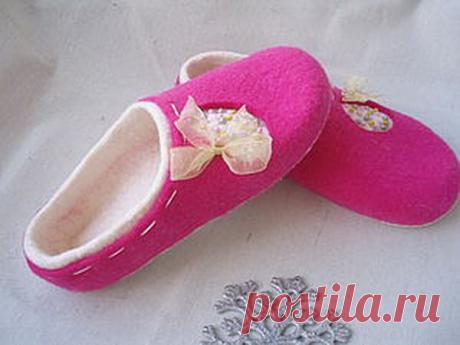 Как сшить тапочки - идеи, варианты - Домашние тапочки своими руками