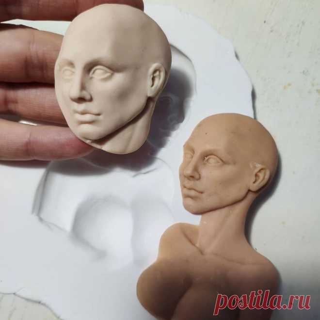 Лицо из полимерной глины | 18 фото | polymer clay craft