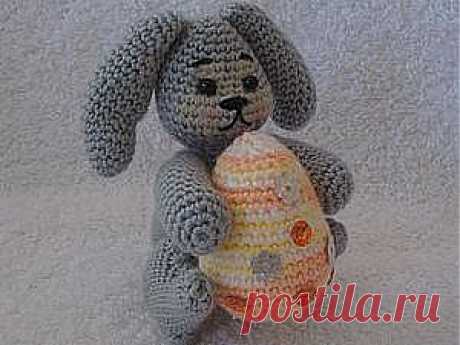 Вяжем пасхального зайчика - Ярмарка Мастеров - ручная работа, handmade