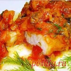 Рыба, тушеная с помидорами - МирТесен