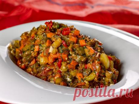 Икра баклажанная от Сталика Ханкишиева | Четыре вкуса