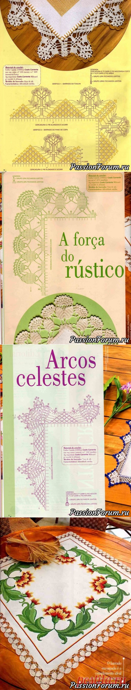 Сафетки, дорожки, полотенца вышитые крестом (продолжение)