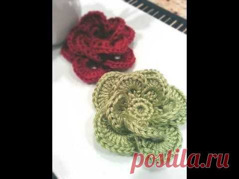 Wagon Wheel Flower: Free Pattern and Video Tutorial | B.hooked Crochet