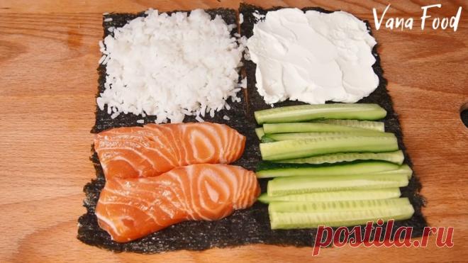 Суши бутерброд Филадельфия. Быстрее и проще любых роллов! Суши бутерброд Филадельфия - сытный и быстрый перекус. Начинка для бутерброда такая же, как в полюбившимся многим роллах Филадельфия, только готовить намного проще:) Главное, взять хорошую рыбку и тогда точно получится очень вкусно. Приятного аппетита!Ингредиенты (на 4...