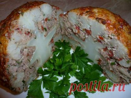 Капуста цветная, фаршированная