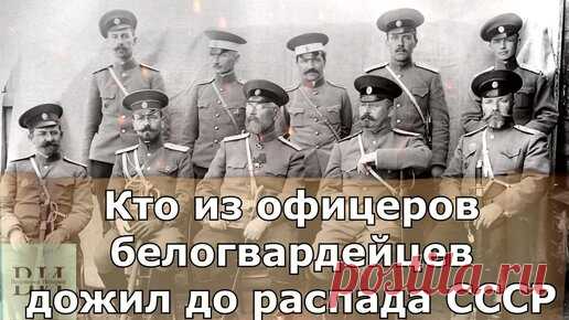 Старый мундир | Прошло более 100 лет со дня окончания Гражданской войны. Кто из белогвардейцев дожил до распада СССР