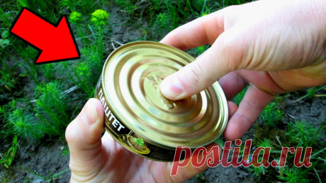 КАК ОТКРЫТЬ КОНСЕРВЫ ГОЛЫМИ РУКАМИ БЕЗ ОТКРЫВАЛКИ И НОЖА 

https://www.youtube.com/watch?v=3xox-wbSV88источник

