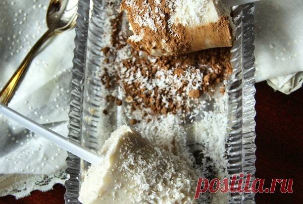 Домашнее мороженое из творога, бананов и кокоса | Goodhouse.ru