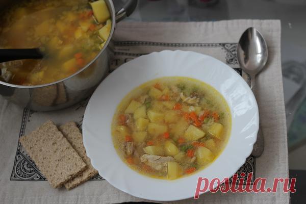 Пошаговый рецепт рисового супа с куриными окорочками и приправой карри