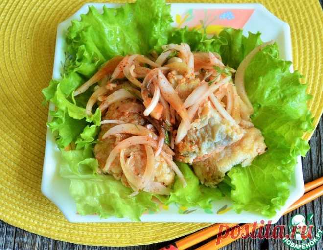 Маринованный жареный минтай – кулинарный рецепт