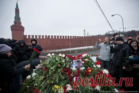 Траурный марш памяти Бориса Немцова | ФОТО НОВОСТИ
