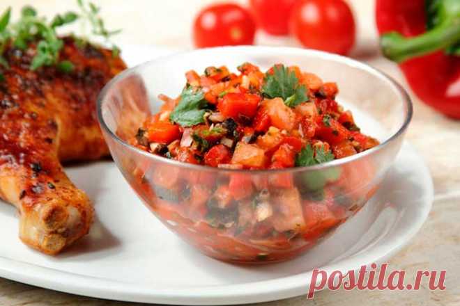 Соус из свежих помидор и перца к любому мясу – пошаговый рецепт с фото.