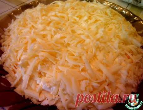 Салат "Рафаэлло" с курицей и грибами – кулинарный рецепт