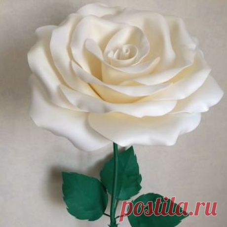 Большие цветы из изолона своими руками: пошаговый мастер-класс, секреты мастеров. Примеры оформления торжеств ростовыми цветами. | Крестик