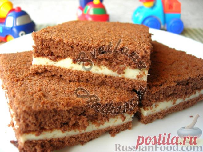 Рецепт: Детское пирожное 