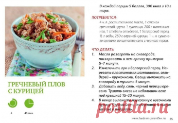 Гречневый плов с курицей
