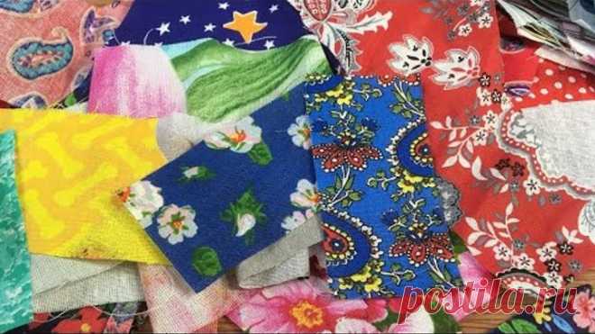 Крутая идея из полосок, которую ты захочешь повторить DIY мастер класс - новый лоскутный блок