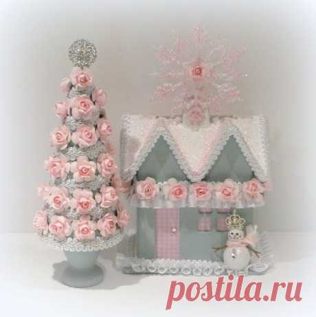 Christmas Decoration Shabby Chic Christmas от uniqueboxboutique