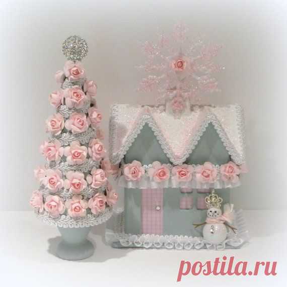 Christmas Decoration Shabby Chic Christmas от uniqueboxboutique