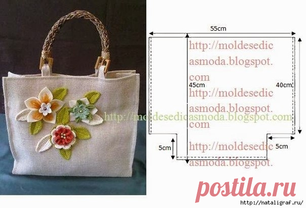 Сумки с выкройками — Сделай сам, идеи для творчества - DIY Ideas