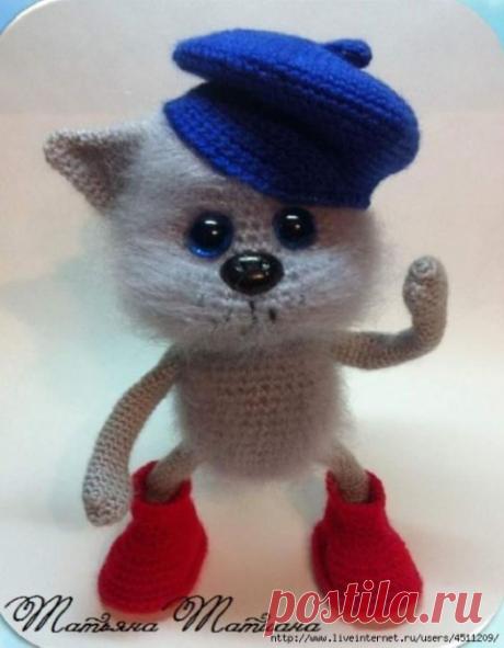 Кот крючком, 36 моделей с описанием и схемами