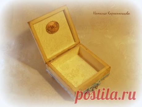 Обивка внутренней части шкатулки тонкими тканями - Ярмарка Мастеров - ручная работа, handmade