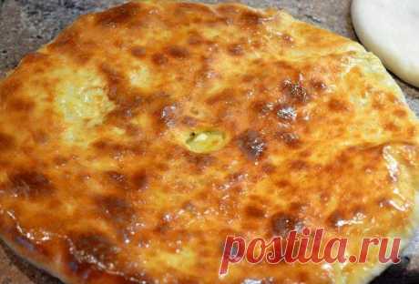 Осетинские пироги «Картофджын» – пирог с картошкой .