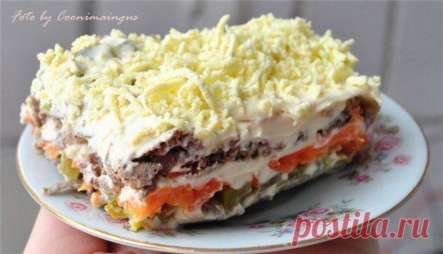 Салат слоёный "Печёнкин"