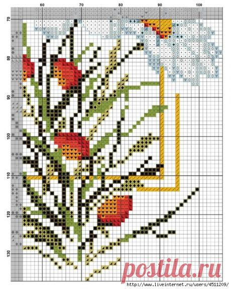 Вышивка крестом "Ромашки и шиповник" - Поиск в Google