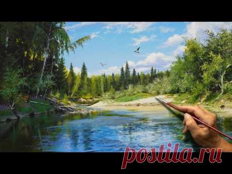 &quot;Clear Day&quot; Acrylic painting. Artist - Viktor Yushkevich. #193